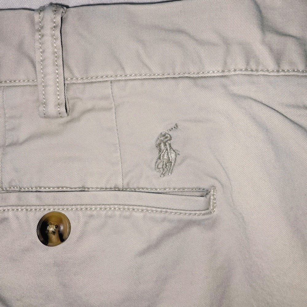 Polo‎ Ralph Lauren Mens Stretch Classic Fit Chino Shorts Khaki Tan Size 42